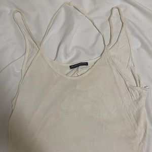 Brandy Melville White Strappy Tank